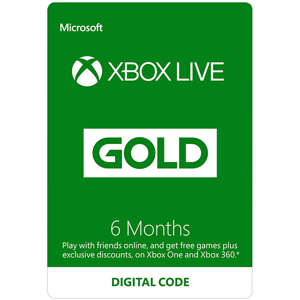 Xbox Live Gold - 06 Meses
