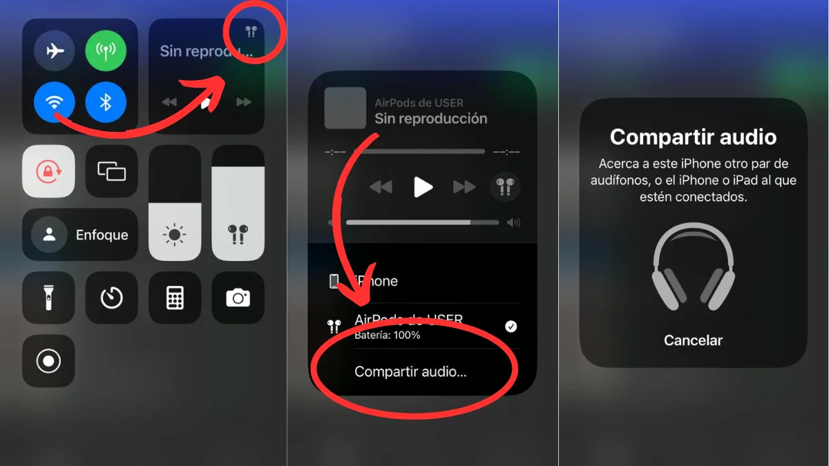Cómo conectar dos pares de AirPods en el mismo iPhone